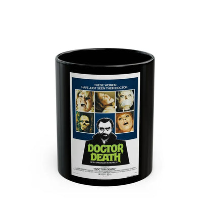 DOCTOR DEATH 1973 Movie Poster - Black Coffee Mug-11oz-Go Mug Yourself