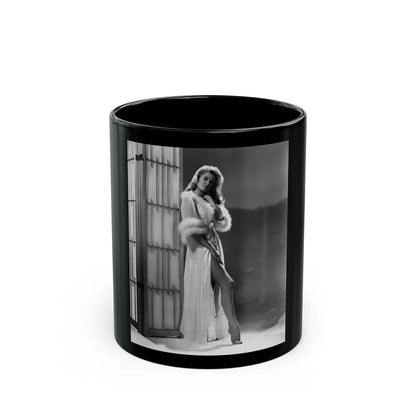 Elizabeth Montgomery #77 1 (Vintage Female Icon) Black Coffee Mug-11oz-Go Mug Yourself