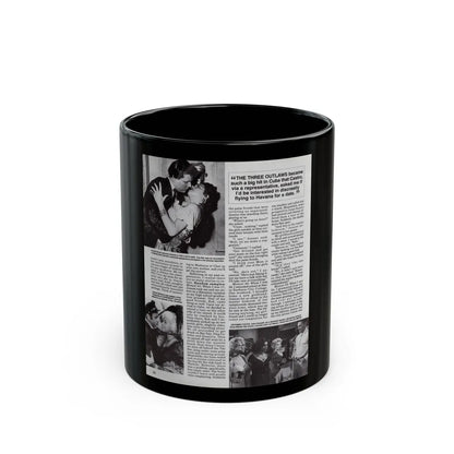 Jeanne Carmen #117 - Pages 3 of 14 with, 3 B&W Movie Stills & Article from Femme Fatales Mag. Oct. '95 (Vintage Female Icon) Black Coffee Mug-11oz-Go Mug Yourself