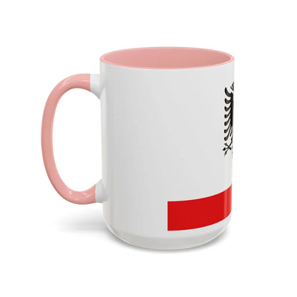 Naval Ensign of Albania - Accent Coffee Mug-Go Mug Yourself