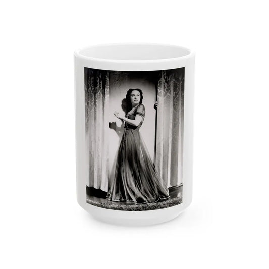 Fay Wray #11 (Vintage Female Icon) White Coffee Mug-15oz-Go Mug Yourself