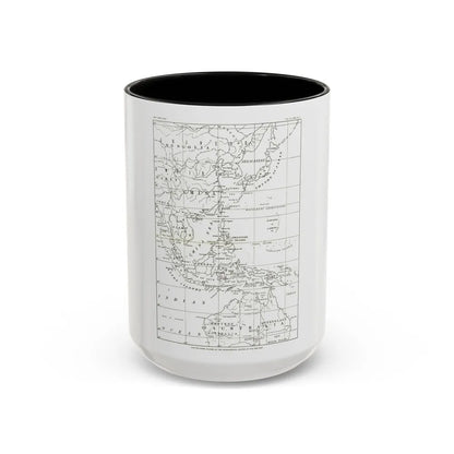 Philippines, The (1900) (Map) Accent Coffee Mug-15oz-Black-Go Mug Yourself