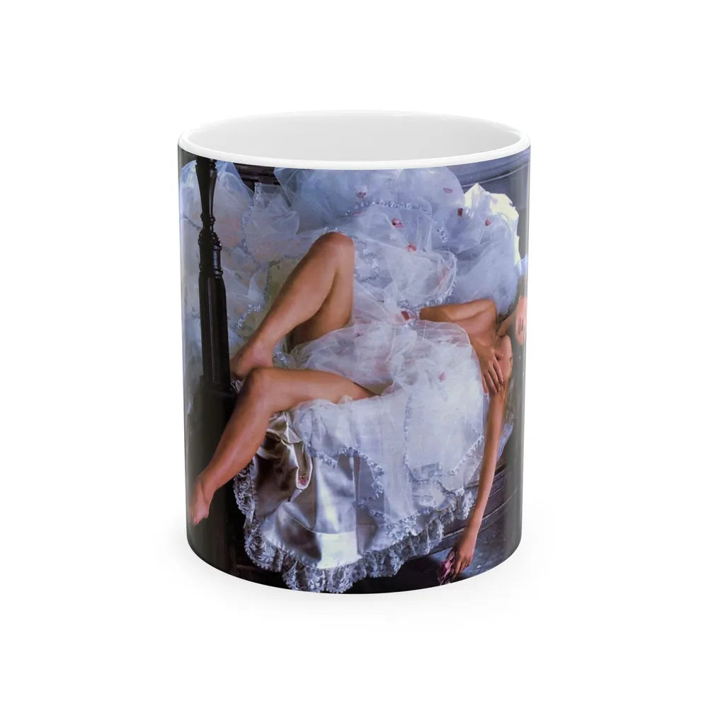 Jane Seymour #83 (Vintage Female Icon) White Coffee Mug-11oz-Go Mug Yourself