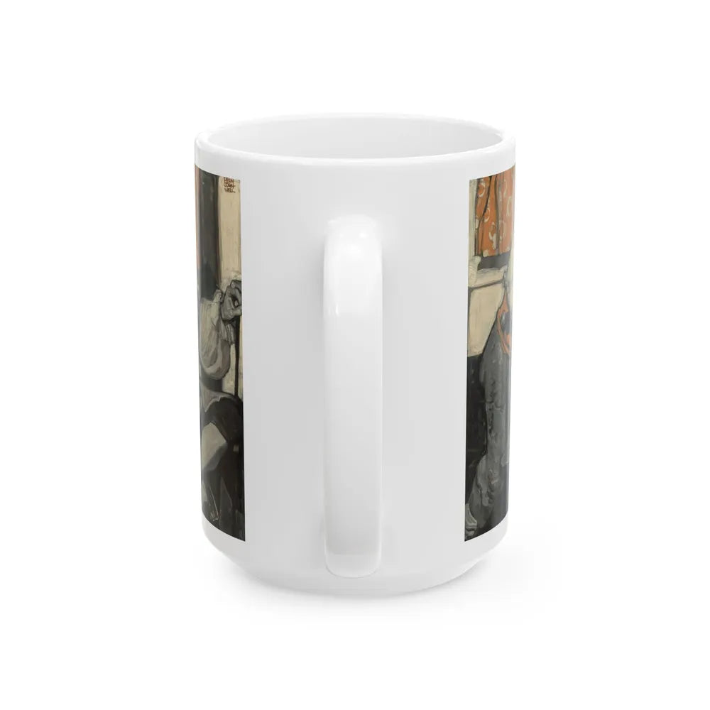 Captain Blood, American Magazine interior illustration - White Coffee Mug-Go Mug Yourself