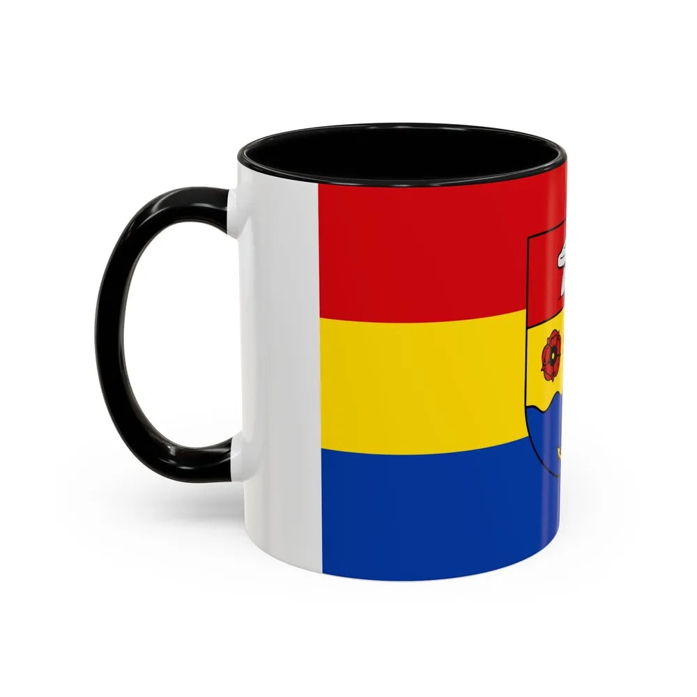 Flag of Emsland Germany - Accent Coffee Mug-Go Mug Yourself