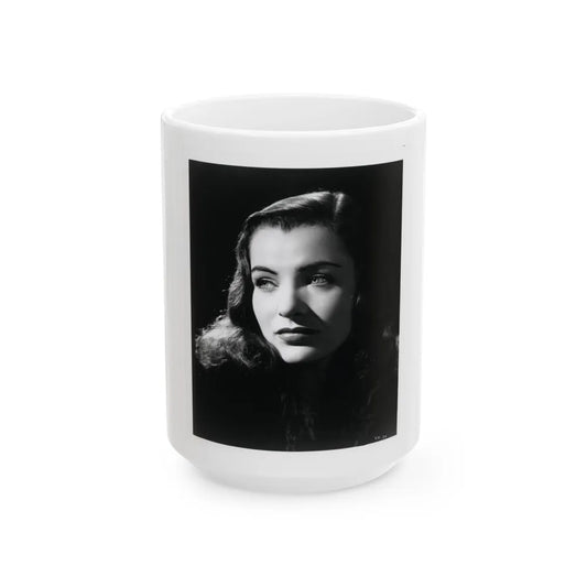 Ella Raines #139 (Vintage Female Icon) White Coffee Mug-15oz-Go Mug Yourself