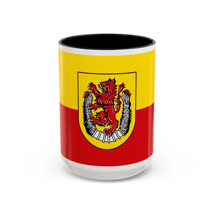 Flag of Diepholz Germany - Accent Coffee Mug-15oz-Black-Go Mug Yourself