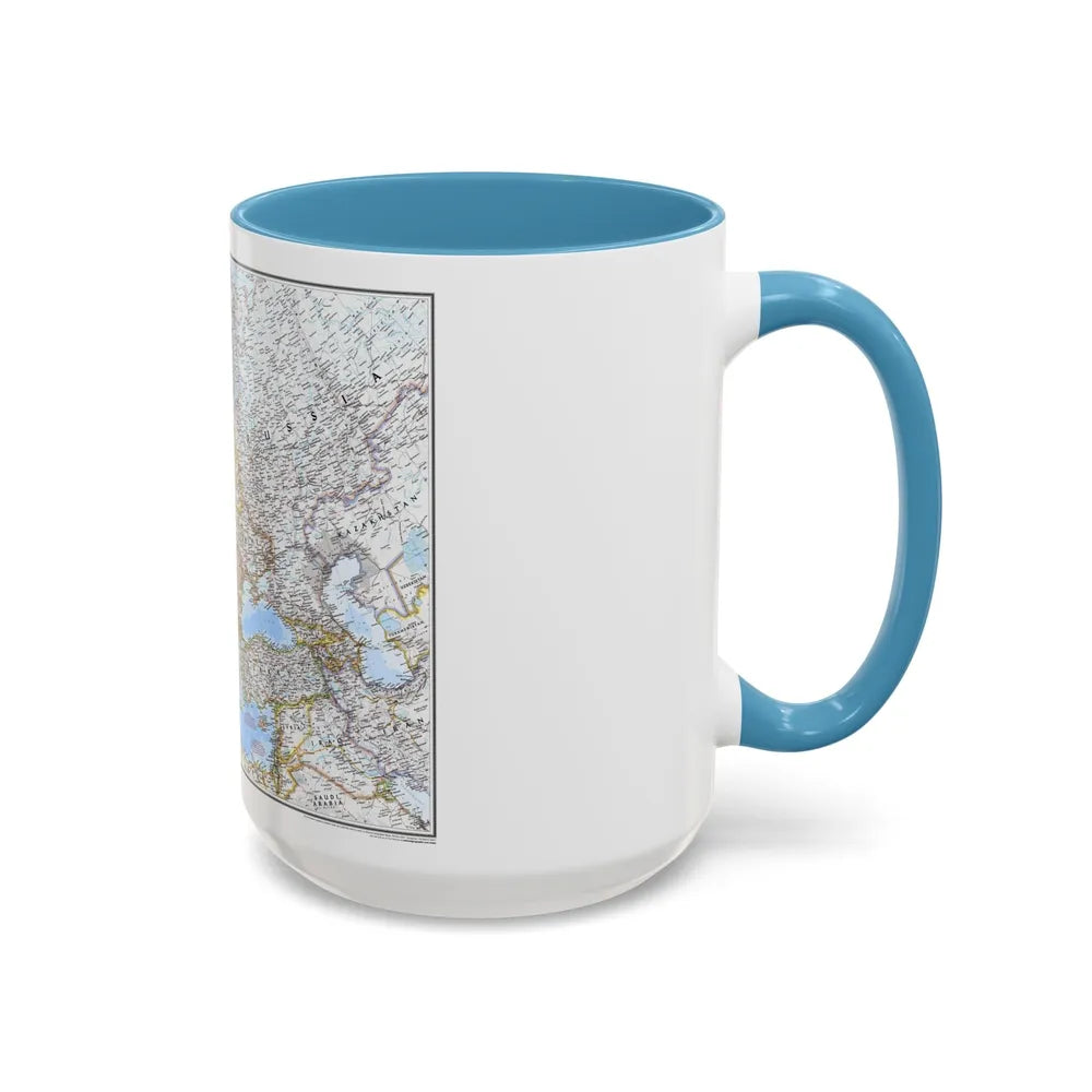 Europe (2004) (Map) Accent Coffee Mug-Go Mug Yourself