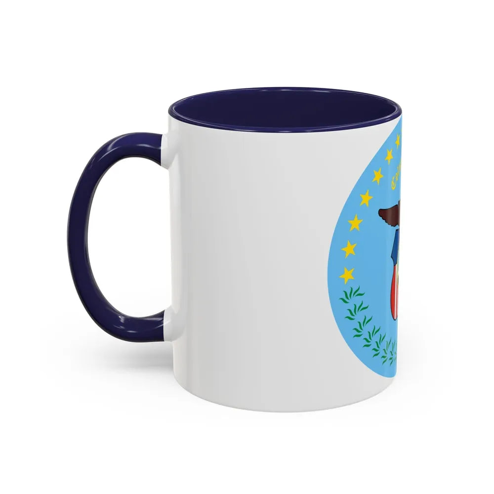 Seal of Columbus Ohio - Accent Coffee Mug-Go Mug Yourself