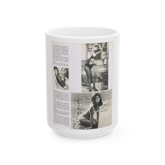 Pamela Tiffin #68 - Mag Page (Vintage Female Icon) White Coffee Mug-15oz-Go Mug Yourself