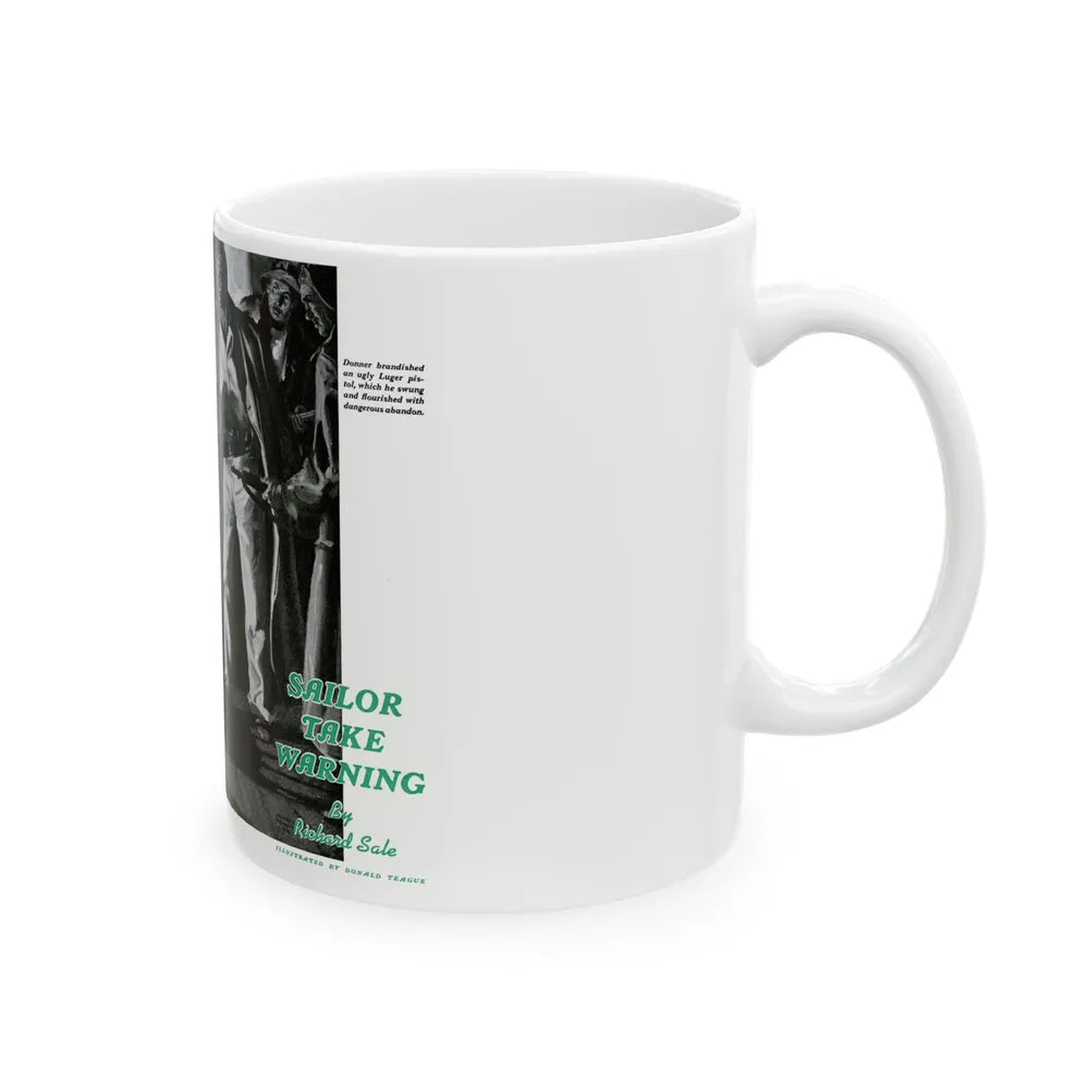 Donner Swung the Luger with Dangerous Abandon, 1940 - White Coffee Mug-Go Mug Yourself