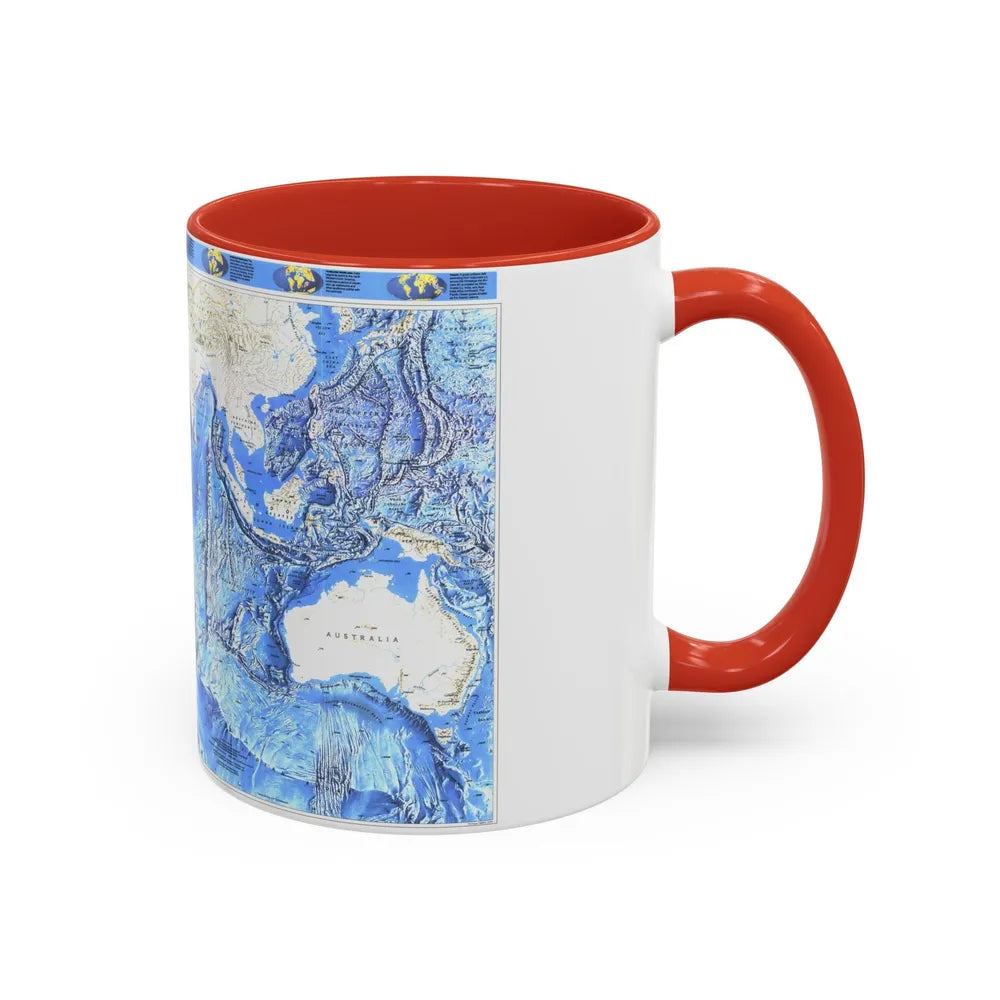 Indian Ocean (1992) (Map) Accent Coffee Mug-Go Mug Yourself