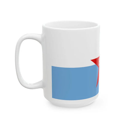 Flag of People's Revolutionary Army ERP - White Coffee Mug-Go Mug Yourself