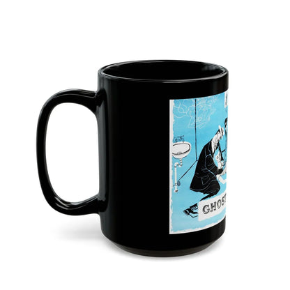 Ghosts, Bluebook Magazine, November 1953 - Black Coffee Mug-Go Mug Yourself