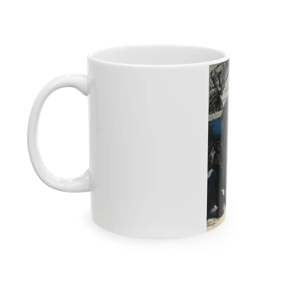 French Cafe, 1939 - White Coffee Mug-Go Mug Yourself