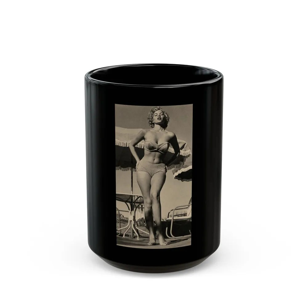 Eve Meyer #48 (Vintage Female Icon) Black Coffee Mug-15oz-Go Mug Yourself