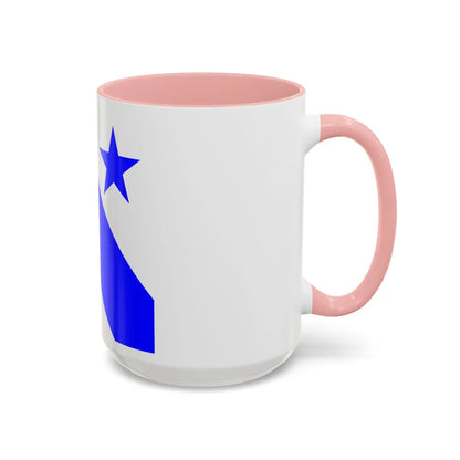 Flag of Bonfol Switzerland - Accent Coffee Mug-Go Mug Yourself