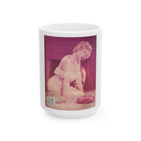 Eve Meyer #51 (Vintage Female Icon) White Coffee Mug-15oz-Go Mug Yourself