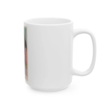 Pamela Duncan #34 - 2.25x4 Clipping (Vintage Female Icon) White Coffee Mug-Go Mug Yourself