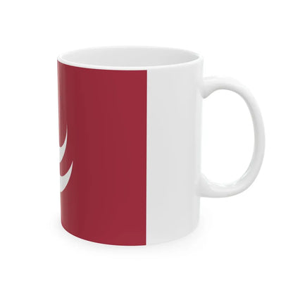 Flag of Hiroshima Prefecture Japan - White Coffee Mug-Go Mug Yourself