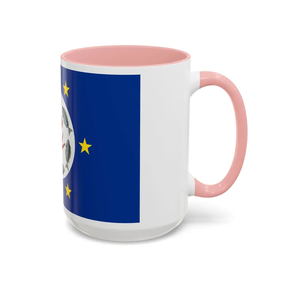 Flag of Airai Palau - Accent Coffee Mug-Go Mug Yourself