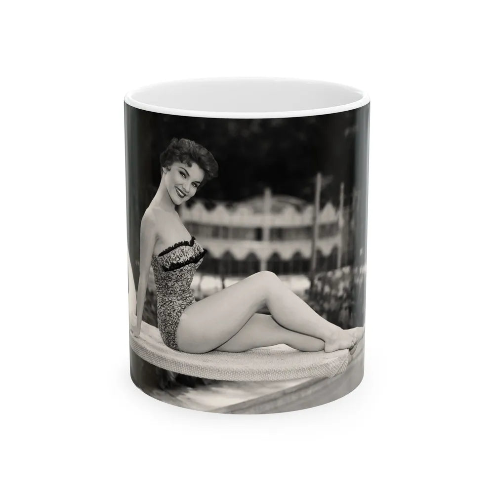 Debra Paget #370 (Vintage Female Icon) White Coffee Mug-11oz-Go Mug Yourself