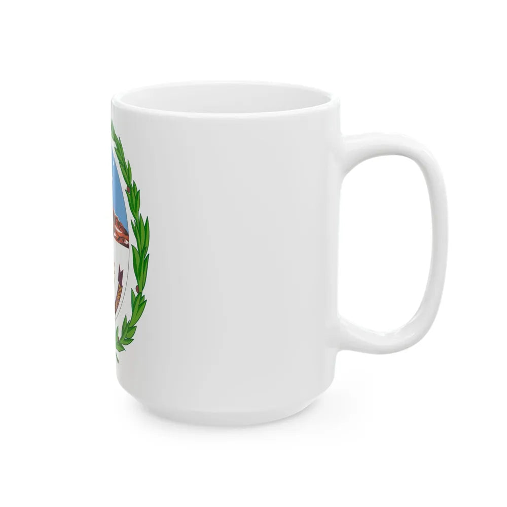 Coat of Arms Santa Cruz Argentina - White Coffee Mug-Go Mug Yourself