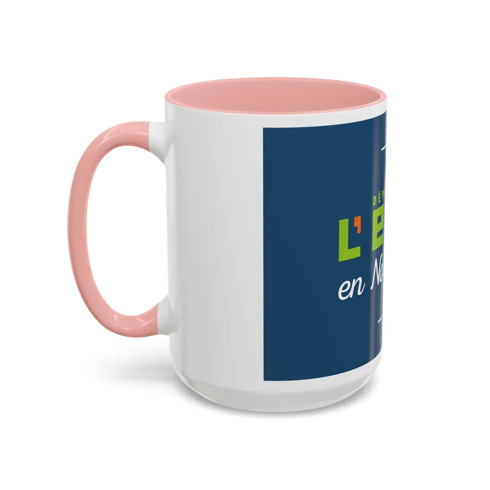 Flag of Eure France - Accent Coffee Mug-Go Mug Yourself