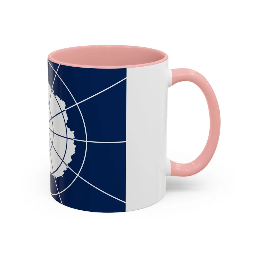 Flag of Antarctic Treaty - Accent Coffee Mug-Go Mug Yourself