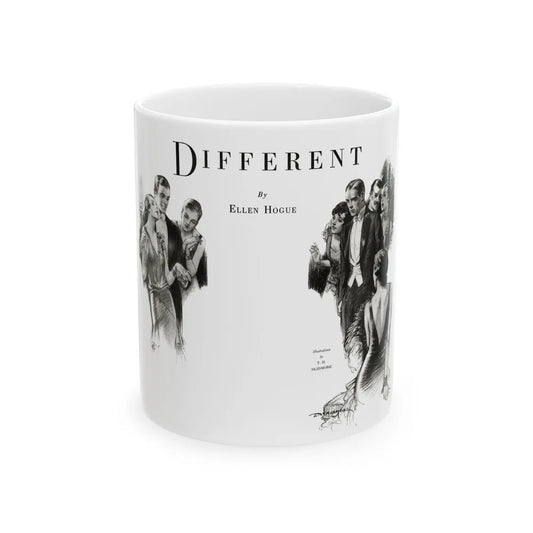 Different (1), Smart Set Magazine, February 1930 - White Coffee Mug-11oz-Go Mug Yourself