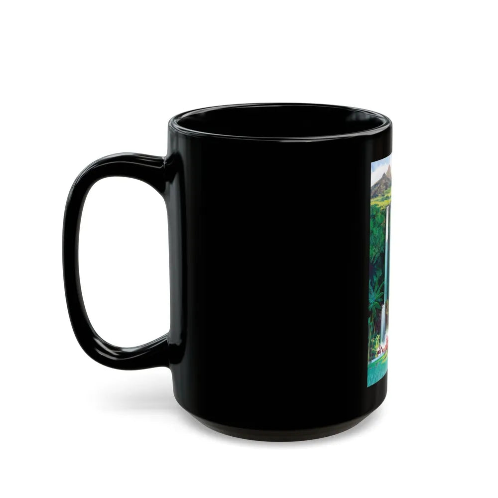 Castaway Cowboy, Theatrical Poster Illustration (Walt Disney, 1974) - Black Coffee Mug-Go Mug Yourself