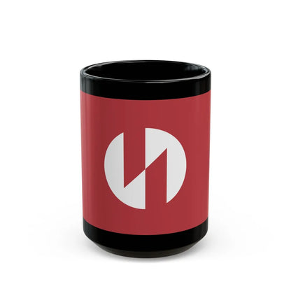 Flag of Inagi Tokyo Japan - Black Coffee Mug-15oz-Go Mug Yourself