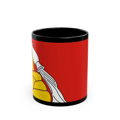 Flag of Voronezh Oblast Russia - Black Coffee Mug-11oz-Go Mug Yourself