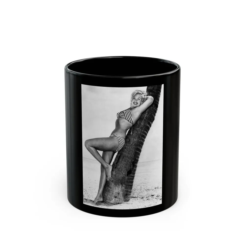 Jayne Mansfield #210 (Vintage Female Icon) Black Coffee Mug-11oz-Go Mug Yourself