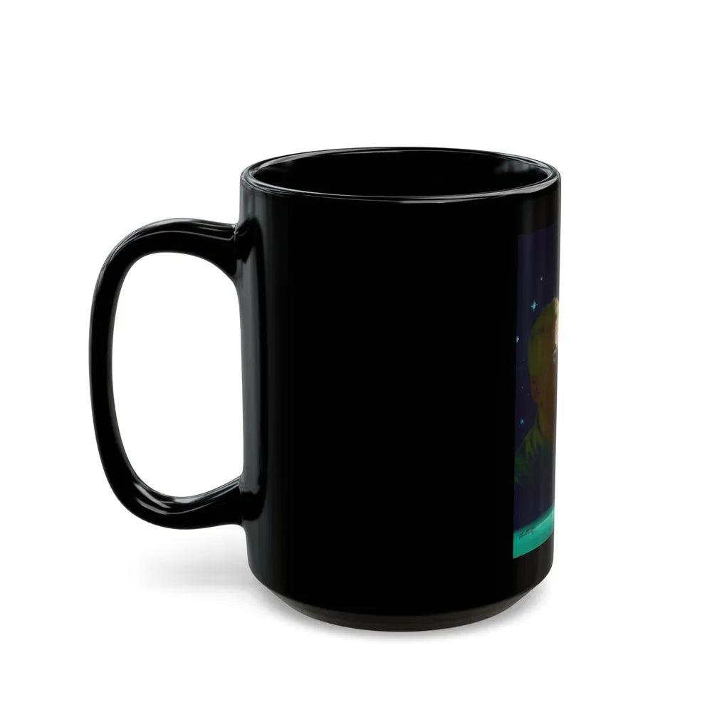 Dreaming About Space - Black Coffee Mug-Go Mug Yourself