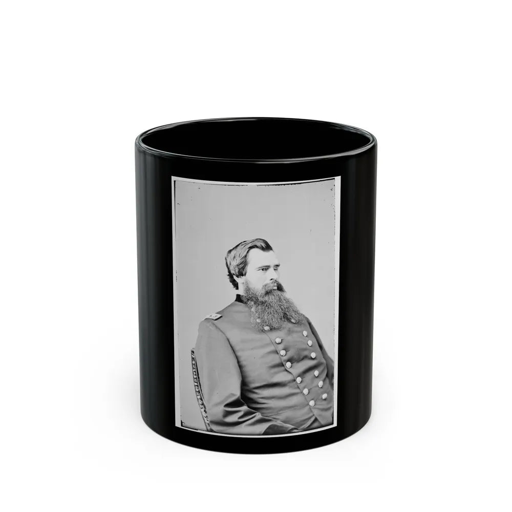 Portrait Of Maj. Gen. N. Martin Curtis, Officer Of The Federal Army (U.S. Civil War) Black Coffee Mug-11oz-Go Mug Yourself