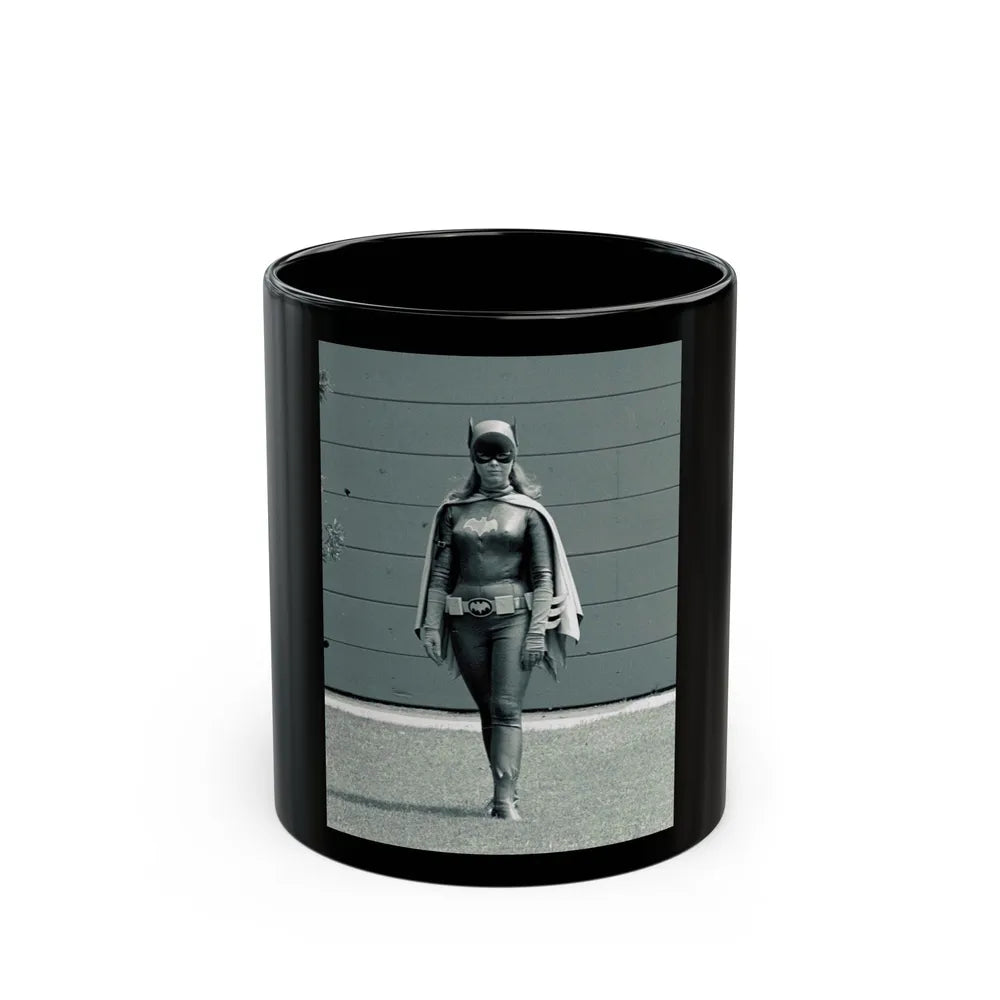 Yvonne Craig #167 - Batgirl Photo (Vintage Female Icon) Black Coffee Mug-11oz-Go Mug Yourself