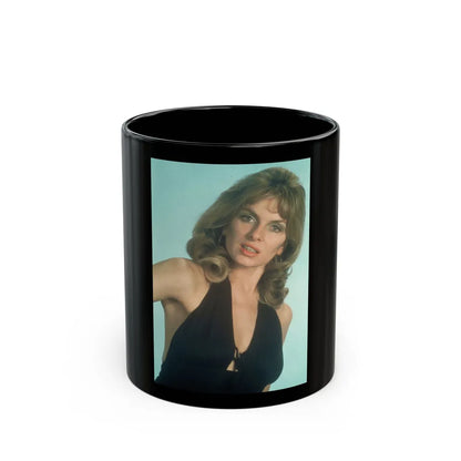 Julie Ege #90 (Vintage Female Icon) Black Coffee Mug-11oz-Go Mug Yourself