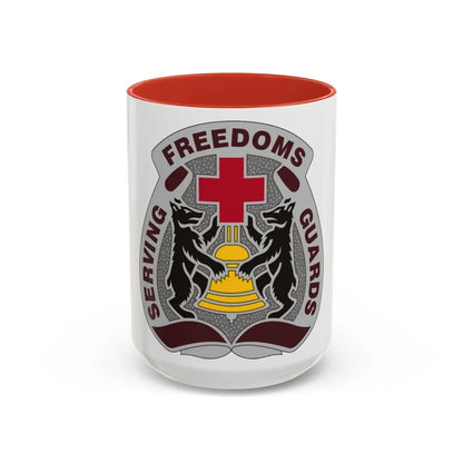 MEDDAC Berlin US (U.S. Army) Accent Coffee Mug-15oz-Red-Go Mug Yourself