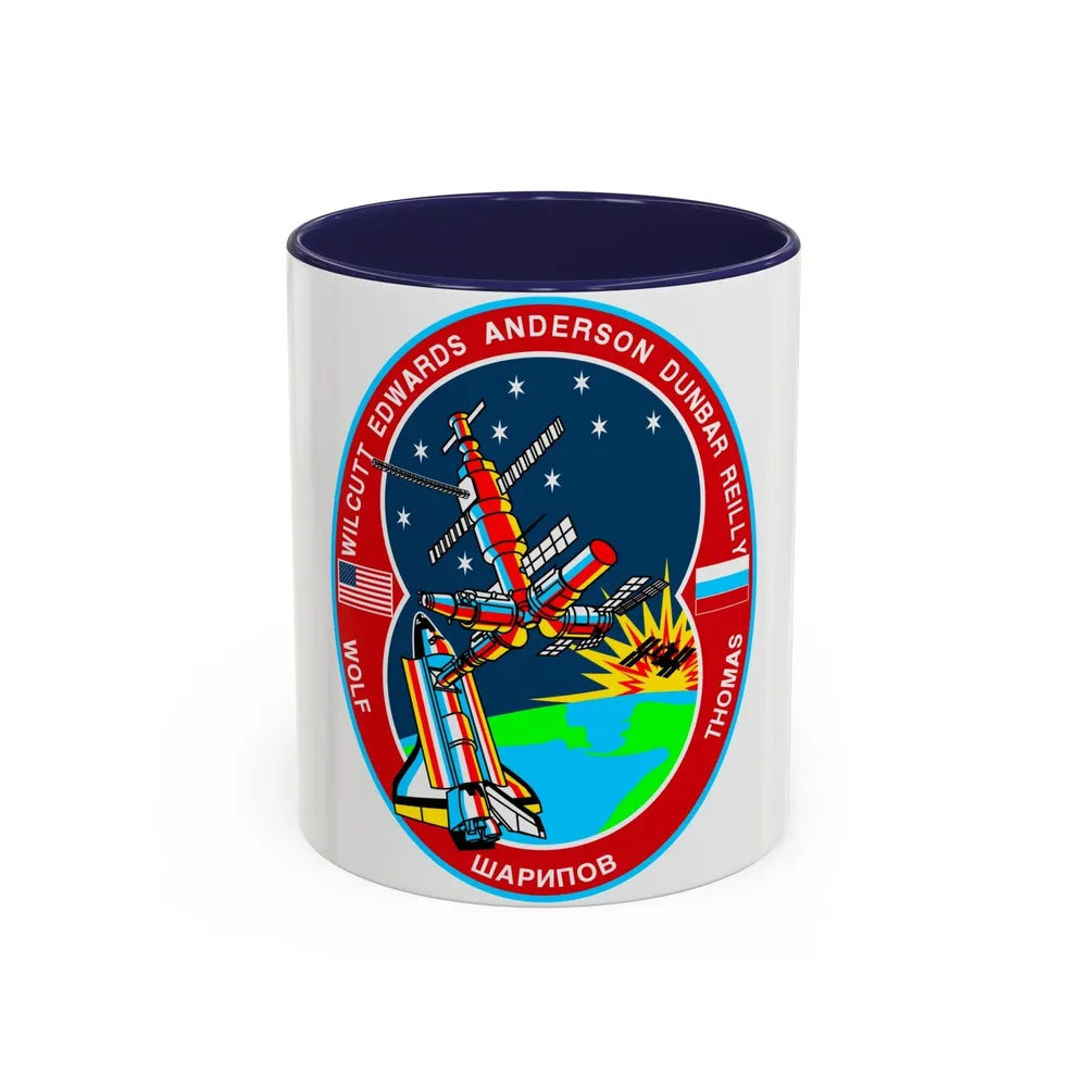 STS 89 (NASA) Accent Coffee Mug-11oz-Navy-Go Mug Yourself