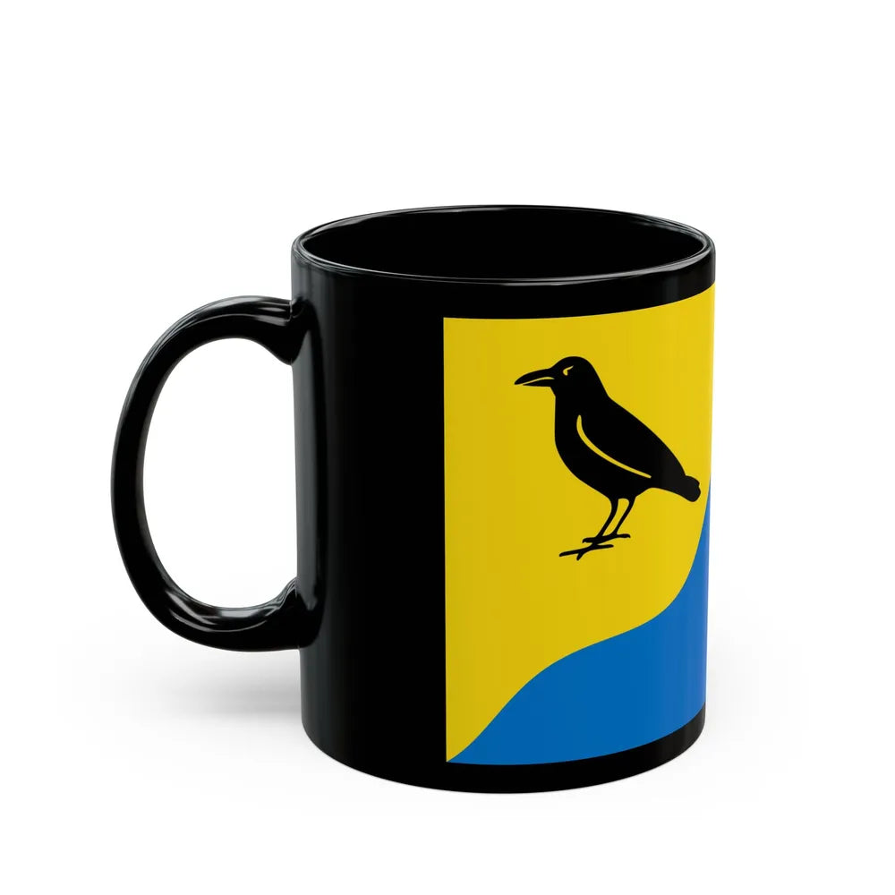 Flag of Tywyn Wales UK - Black Coffee Mug-Go Mug Yourself