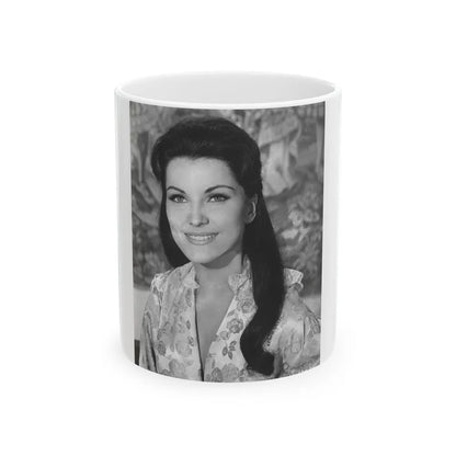 Debra Paget #586 (Vintage Female Icon) White Coffee Mug-11oz-Go Mug Yourself