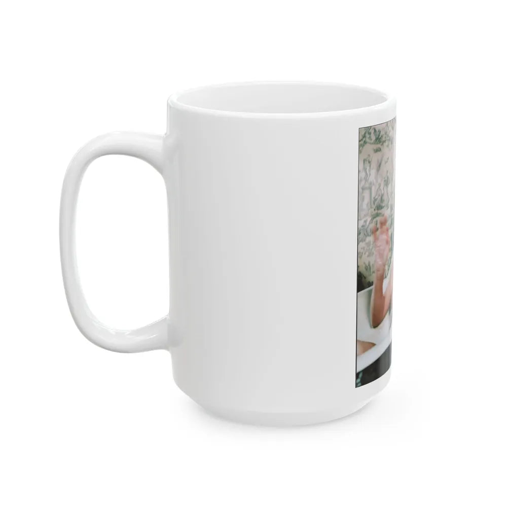 Ingrid Pitt #86 - Topless (Vintage Female Icon) White Coffee Mug-Go Mug Yourself