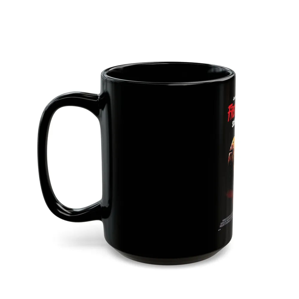 FRIDAY THE 13TH - THE FINAL CHAPTER (DANISH) 1984 Movie Poster - Black Coffee Mug-Go Mug Yourself