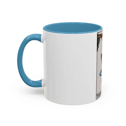 The Hanged Man (Tarot Card) Accent Coffee Mug-Go Mug Yourself