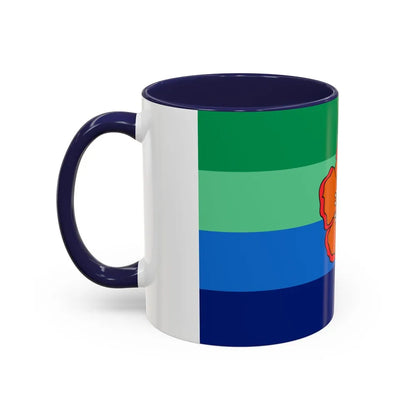 Flag of Angaur Palau - Accent Coffee Mug-Go Mug Yourself