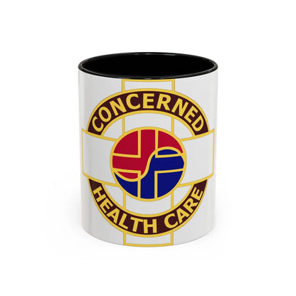 Medical Command Korea (U.S. Army) Accent Coffee Mug-11oz-Black-Go Mug Yourself