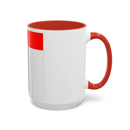 Flag of Baden Switzerland - Accent Coffee Mug-Go Mug Yourself