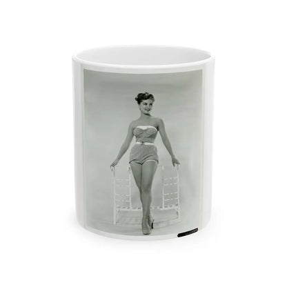 Debra Paget #651 (Vintage Female Icon) White Coffee Mug-11oz-Go Mug Yourself