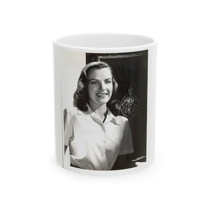 Ella Raines #208 (Vintage Female Icon) White Coffee Mug-11oz-Go Mug Yourself